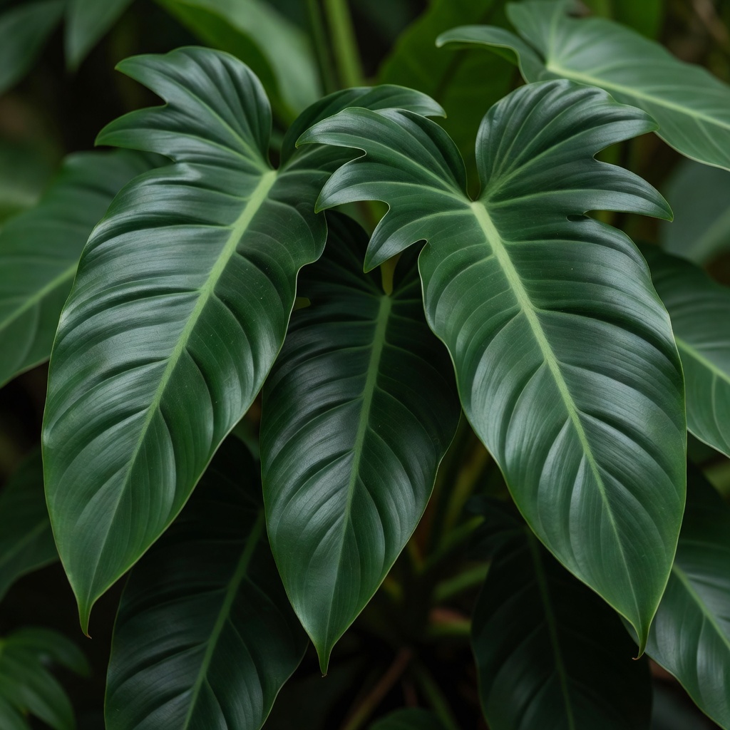 Long elegant lobes of Philodendron Spiritus-Sancti