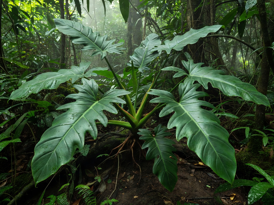Philodendron Spiritus-Sancti 'Espírito' Rare Exotic Foliage